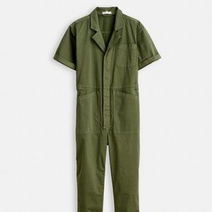 Alex Mill Standard Short Sleeve Jumpsuit XS Olive